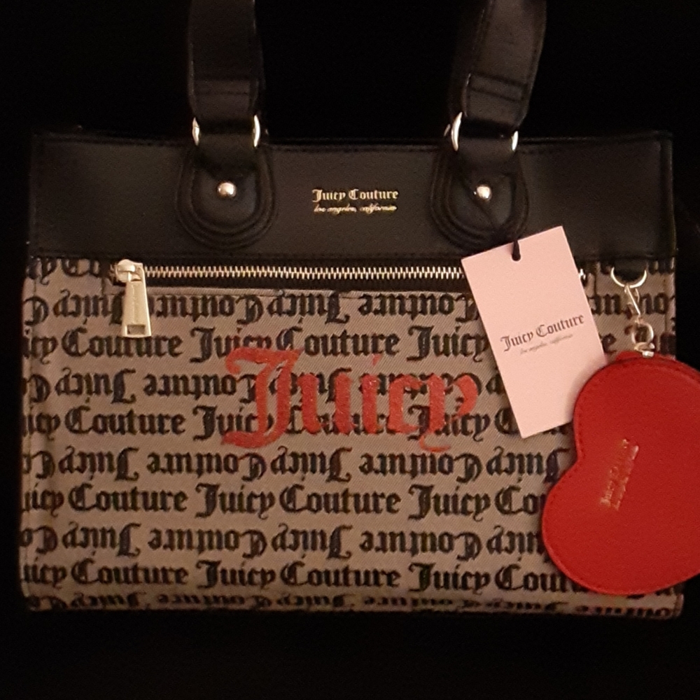 Juicy Couture Gothic Heart Satchel ❤🖤 - Picture 2 of 12